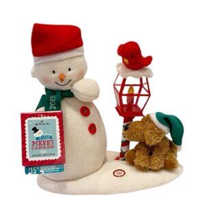 Hallmark Animated Jingle Pals Merry Carolers Trio Singing Snowman Dog Bird 2013